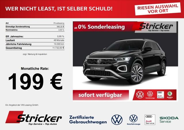 Volkswagen T-Roc  GOAL 1.0 l TSI 116 PS RFK SHZ NAVI