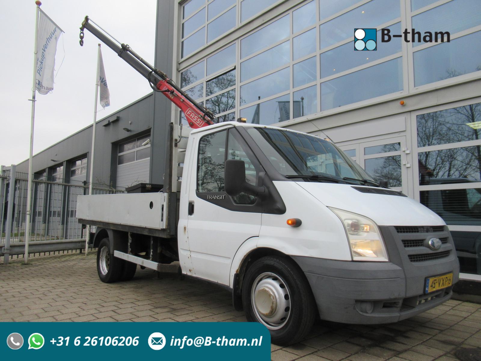 Ford Transit 350M 2.4 TDCI 85KW PU + FASSI Kraan Cran