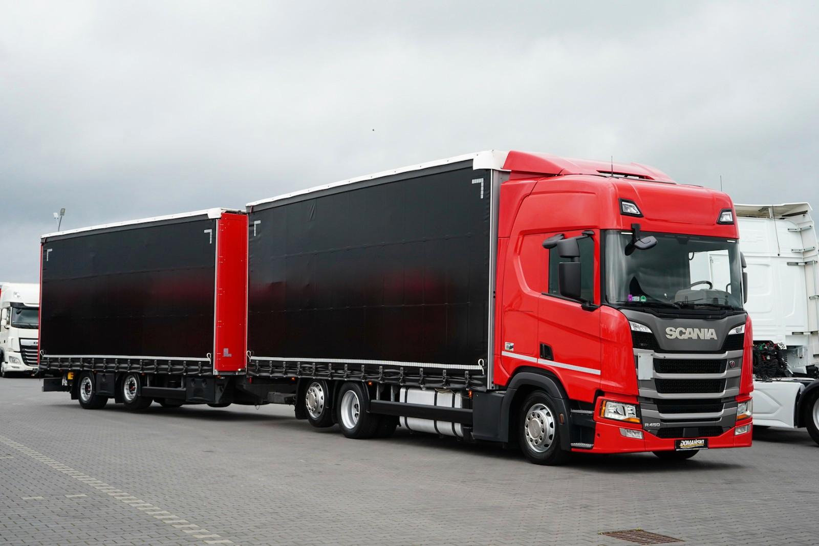 Scania R 450 / ACC / EURO 6 / ZESTAW PRZEJAZDOWY 120 M3