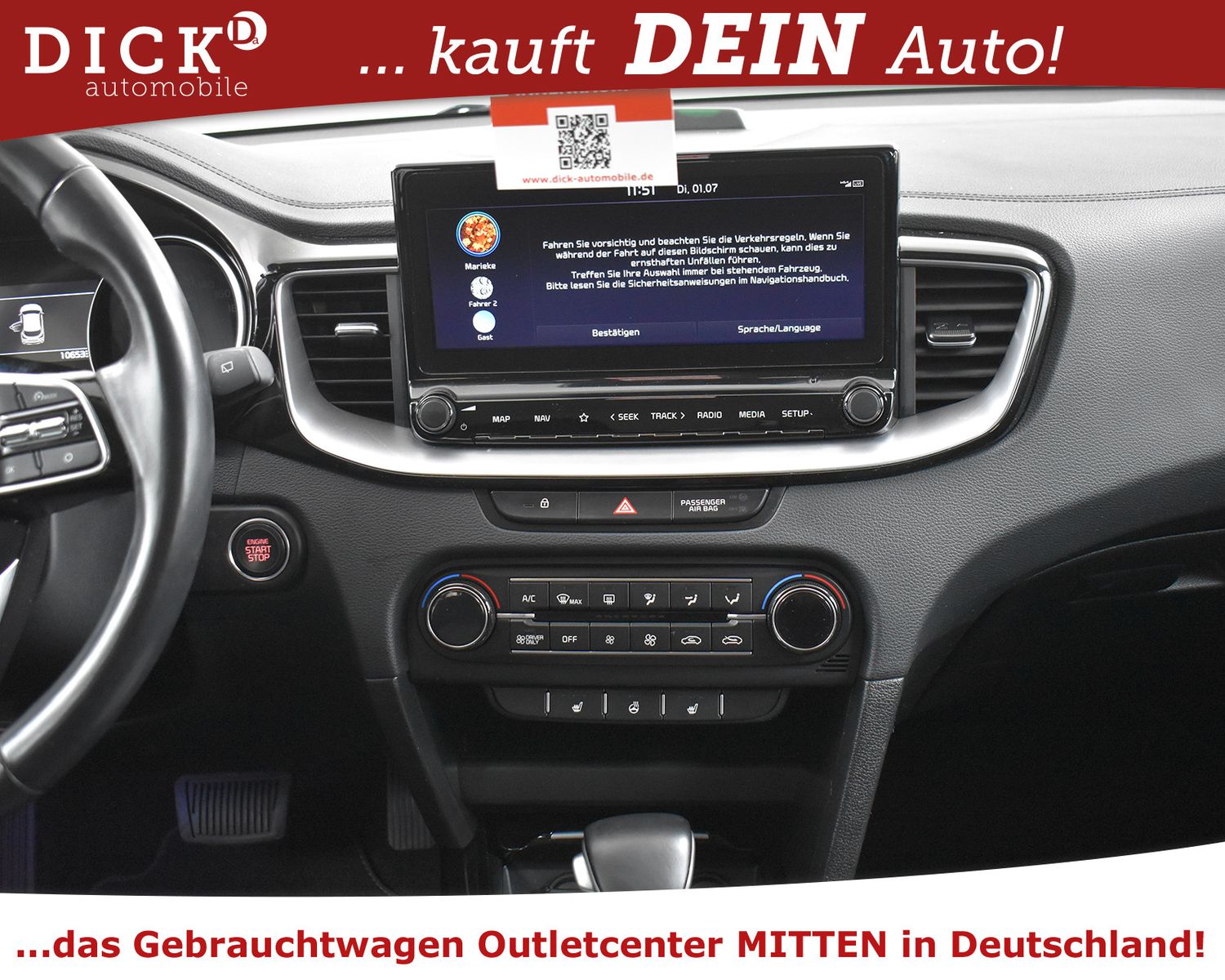 KIA XCeed 1.6 DCT Hyb Vision BILED+NAVI+KAMERA+SHZ+ - Image 14