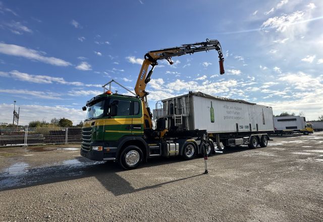 Scania G480 Effer 25586S / Auflieger 