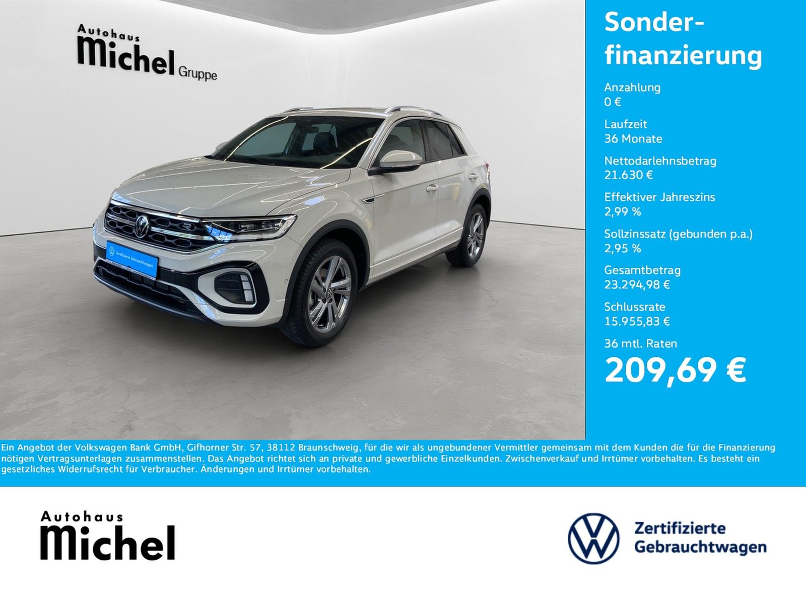 Volkswagen T-Roc TSI R-Line LED-Plus ACC Navi foto 2