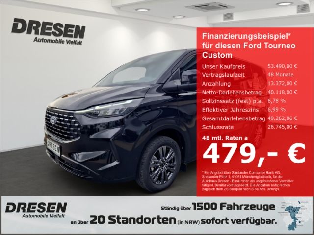 Ford Tourneo Custom Titanium 320 L1 2.0 EcoBlue 150PS