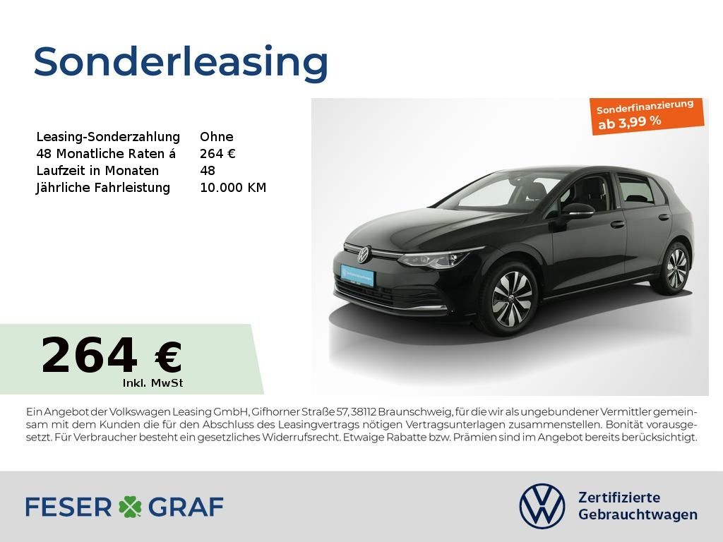 Golf 8 MOVE 1.0 TSI DSG Navi Kamera SiHz LED