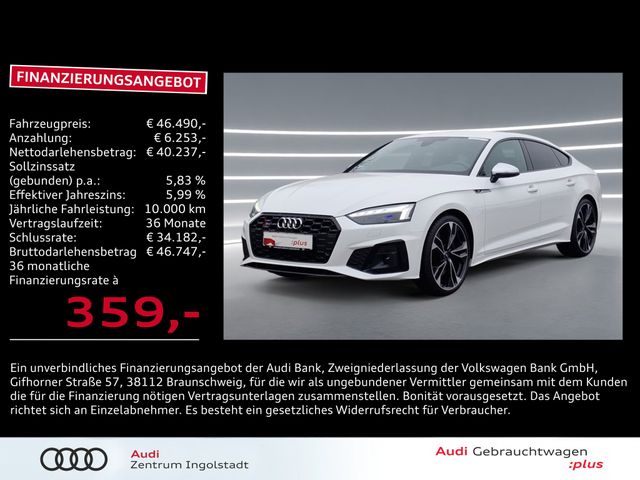 Audi S5 Sportback TDI LASER S-Sitze ACC HuD B&O 20"