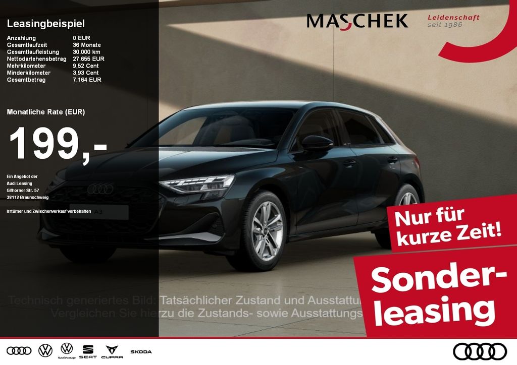 Audi A3 Sportback Advanced 35 TFSI ACC Naviplus VCplu