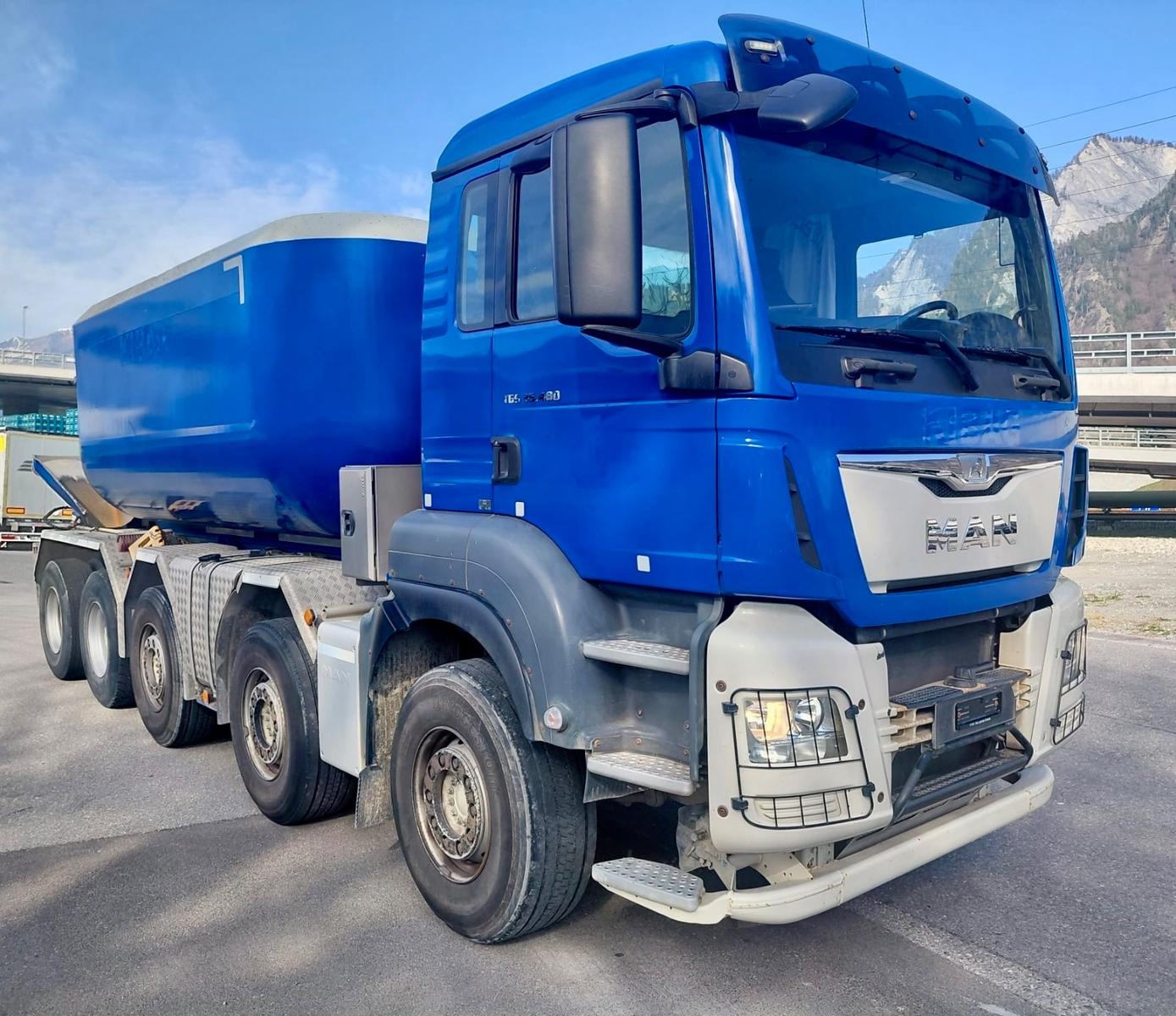 MAN TGS 35.480 10x4, E6, Silo Moser Kipper