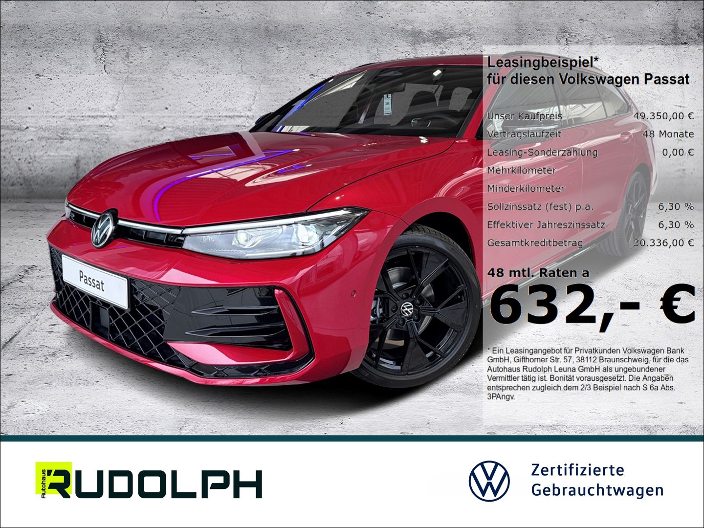 Volkswagen Passat R-line 2.0 TDI DSG LED Navi AHK SHZ Stand