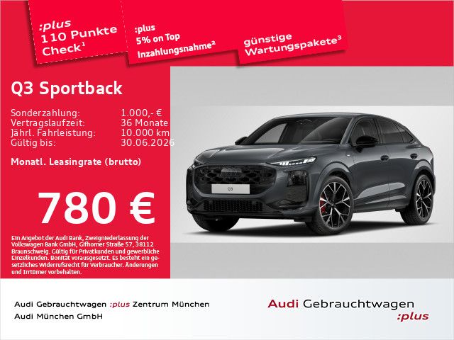 Audi Q3 Sportback TFSI quattro 195 kW S tronic