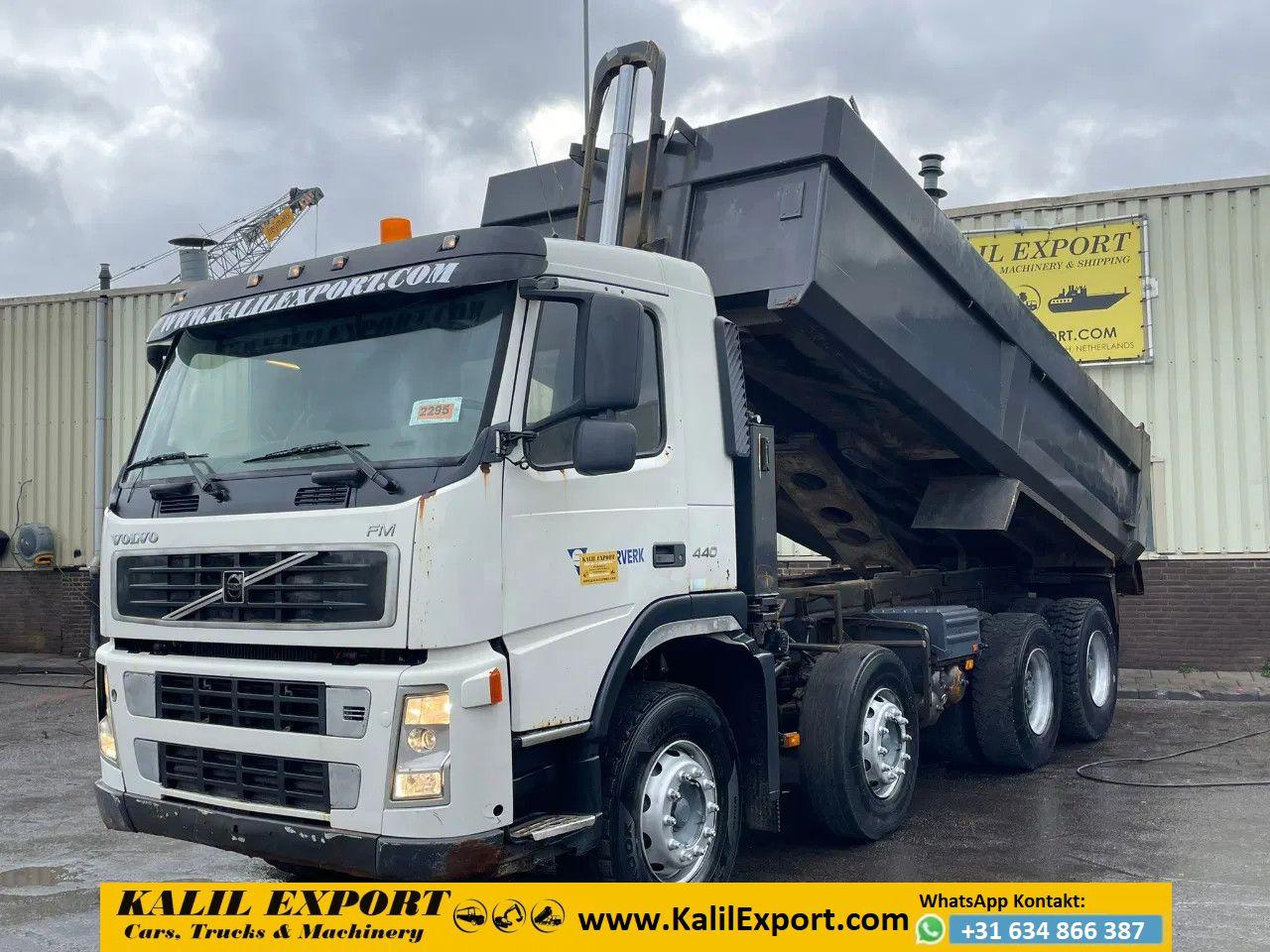 Volvo FM 440 Kipper 8x4 Big Axles Full Steel Suspensio