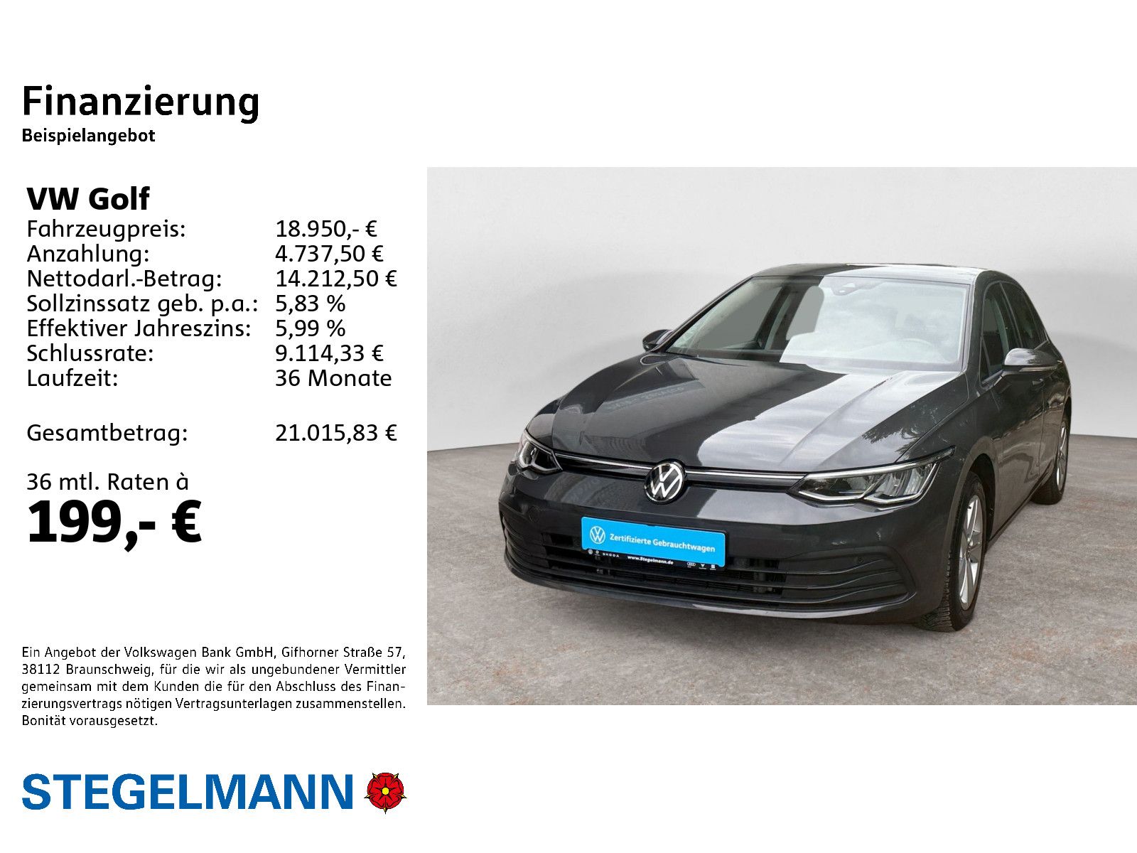 Volkswagen Golf VIII 1.0 eTSI DSG Life AHK App-Connect LED foto 2