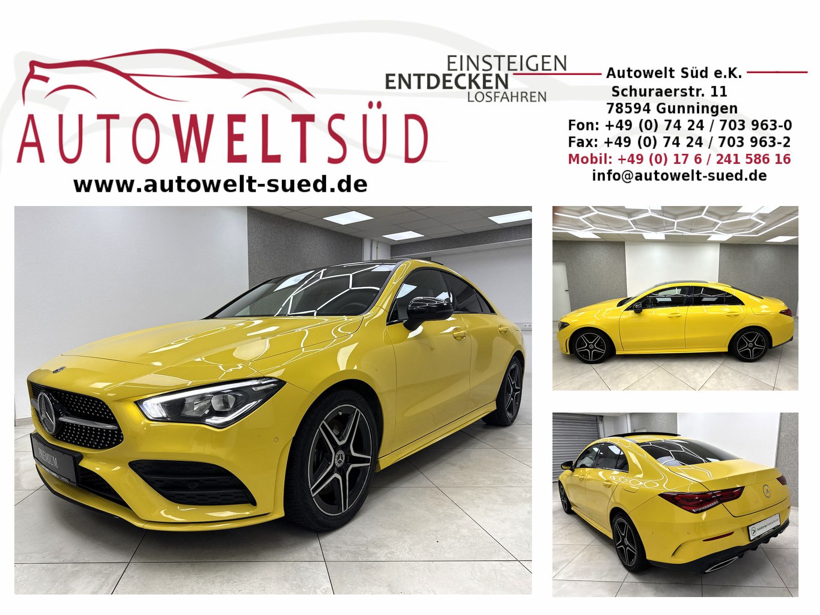 MERCEDES-BENZ CLA 250 AMG Sport Night Pano Wide AugR LED