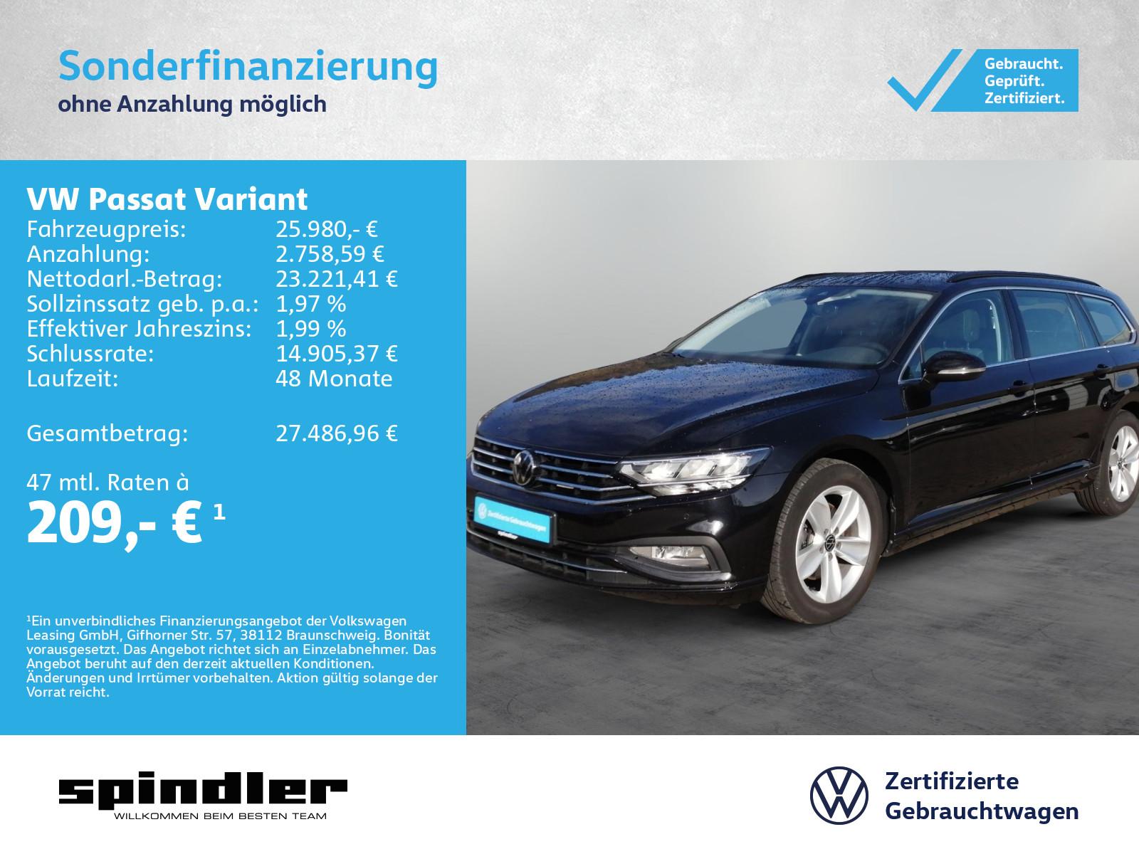 Volkswagen Passat Variant 2.0 TSI DSG NaviPl AHK virtual
