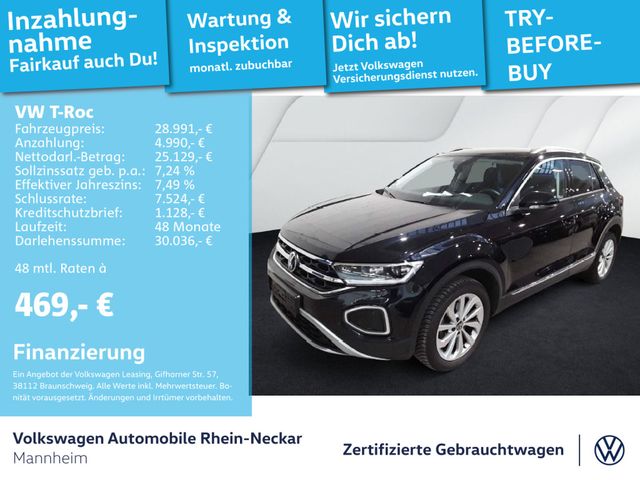 Volkswagen T-Roc 1.5 TSI Style DSG Navi AHK LED uvm