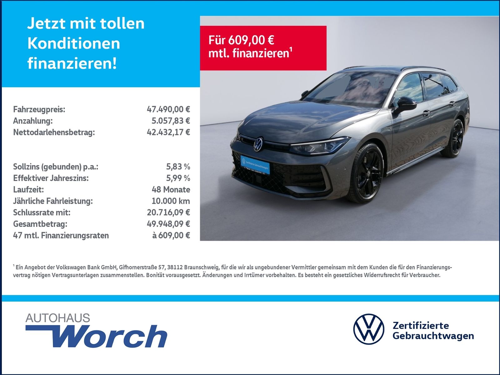 Passat R-Line 2.0 TDI 4MO STHZ+LEDER+AHK+PANO+