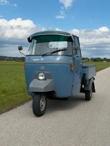 Piaggio APE P501 im Originallack und sehr gutem Zustand - blaue Piaggio APE
