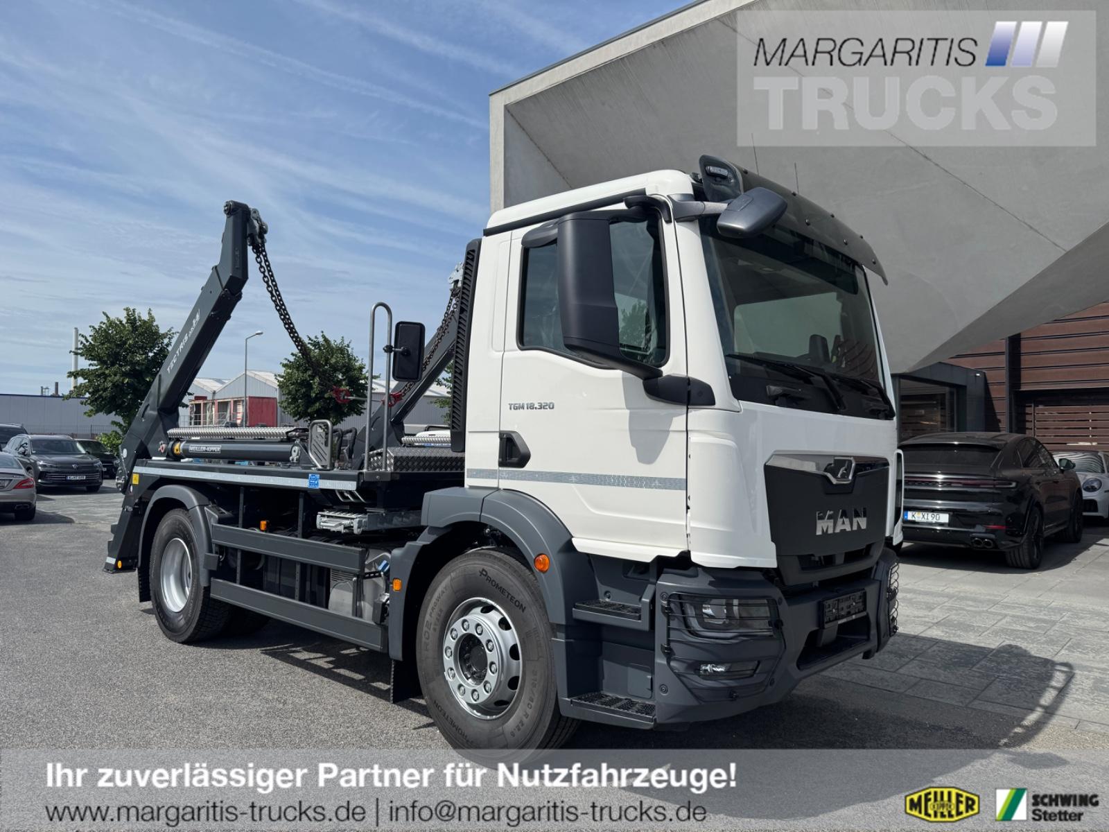 MAN TGM 18.320BL4x2 GSR Meiller Absetzkipper AK14 MT