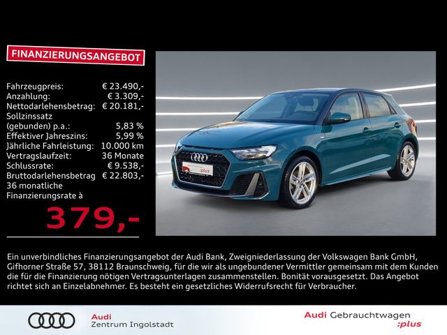 Audi A1 Sportback 35 TFSI S-tronic S line LED NAVI