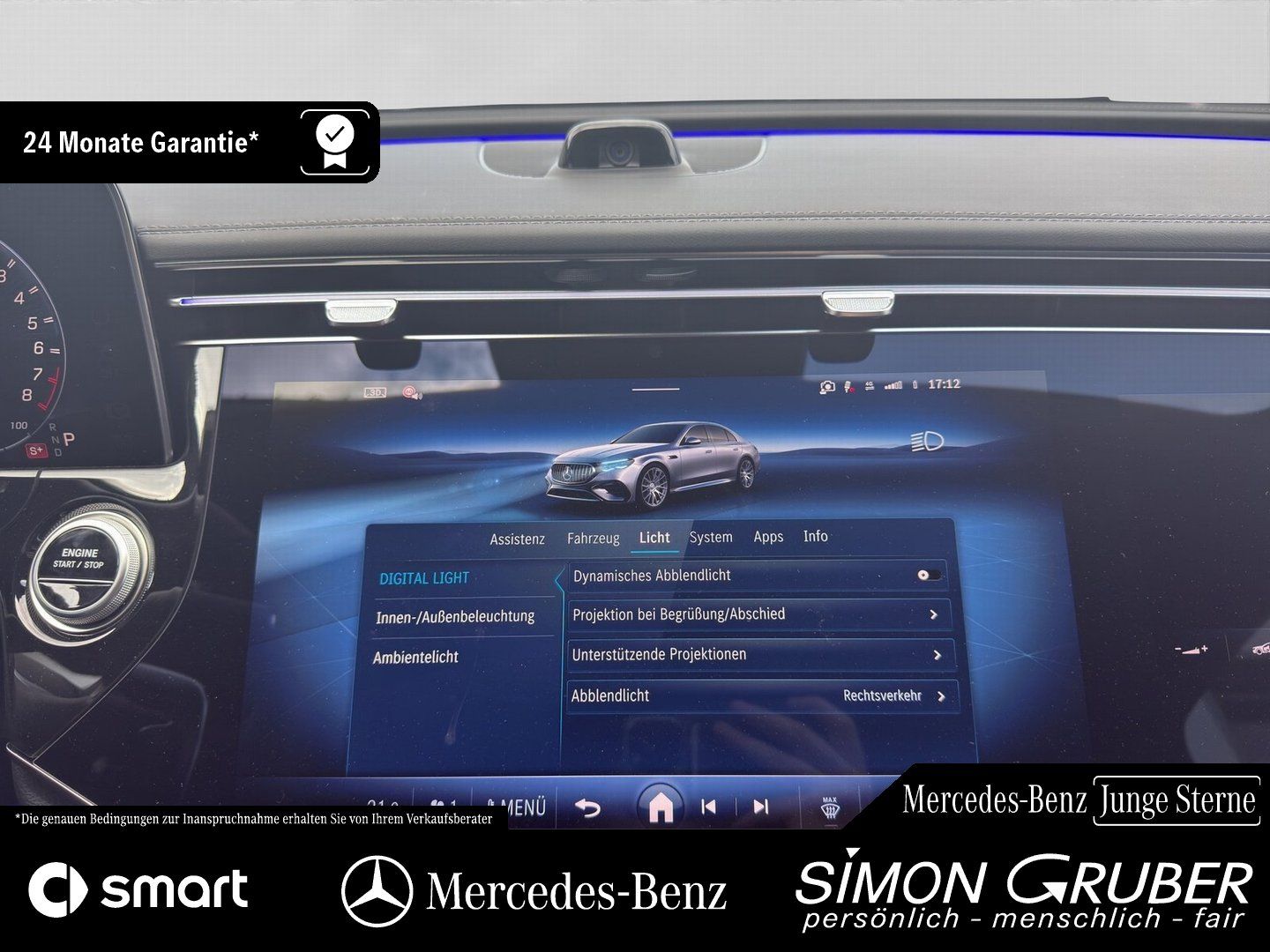 Fahrzeugabbildung Mercedes-Benz E 53 Hybrid 4M+ Perfo Sitz Dynamic+Carbon Nappa