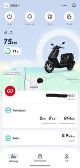 NIU NQiX 500 - 12PS - 100km/h - 844 km - neuwertig - NIU MOTORRAD