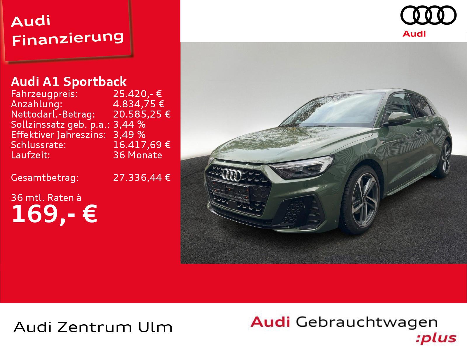Audi A1 Sportback S-Line Black 1.0TFSI LED LEDER NAVI