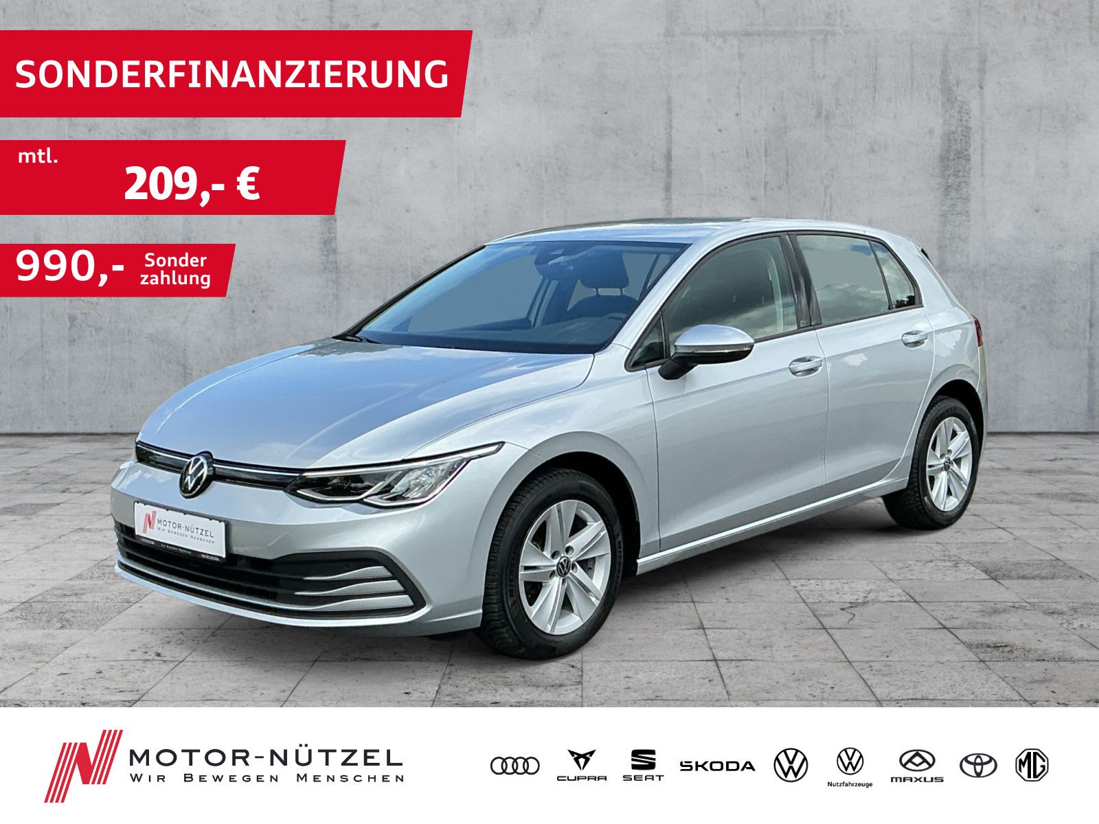 Volkswagen Golf VIII 1.5 TSI LIFE LED+NAV+APP+ACC+SHZ+2xPDC