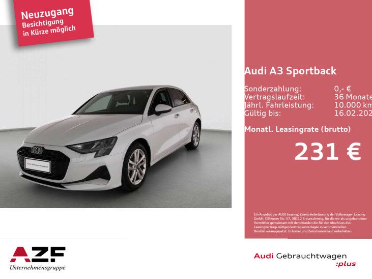 Audi A3 Sportback 35 1.5 TFSI advanced