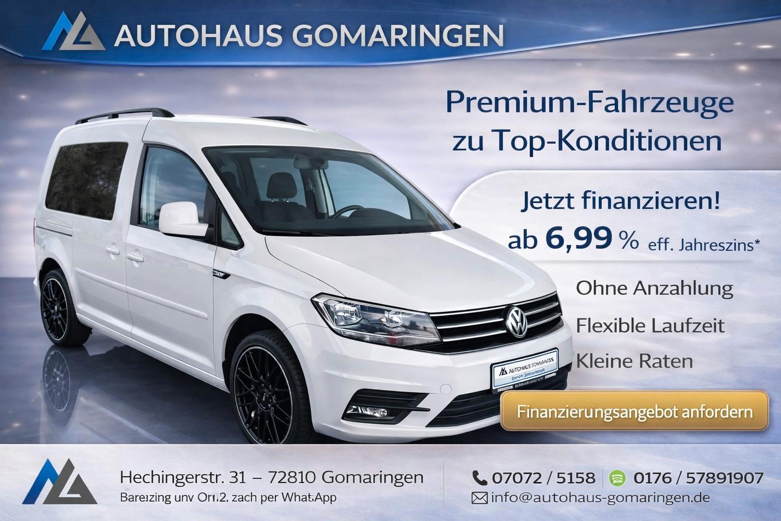 Volkswagen Caddy 1.4TSI*AHK*SHZ*SCHECKHEFT*CAR PLAY