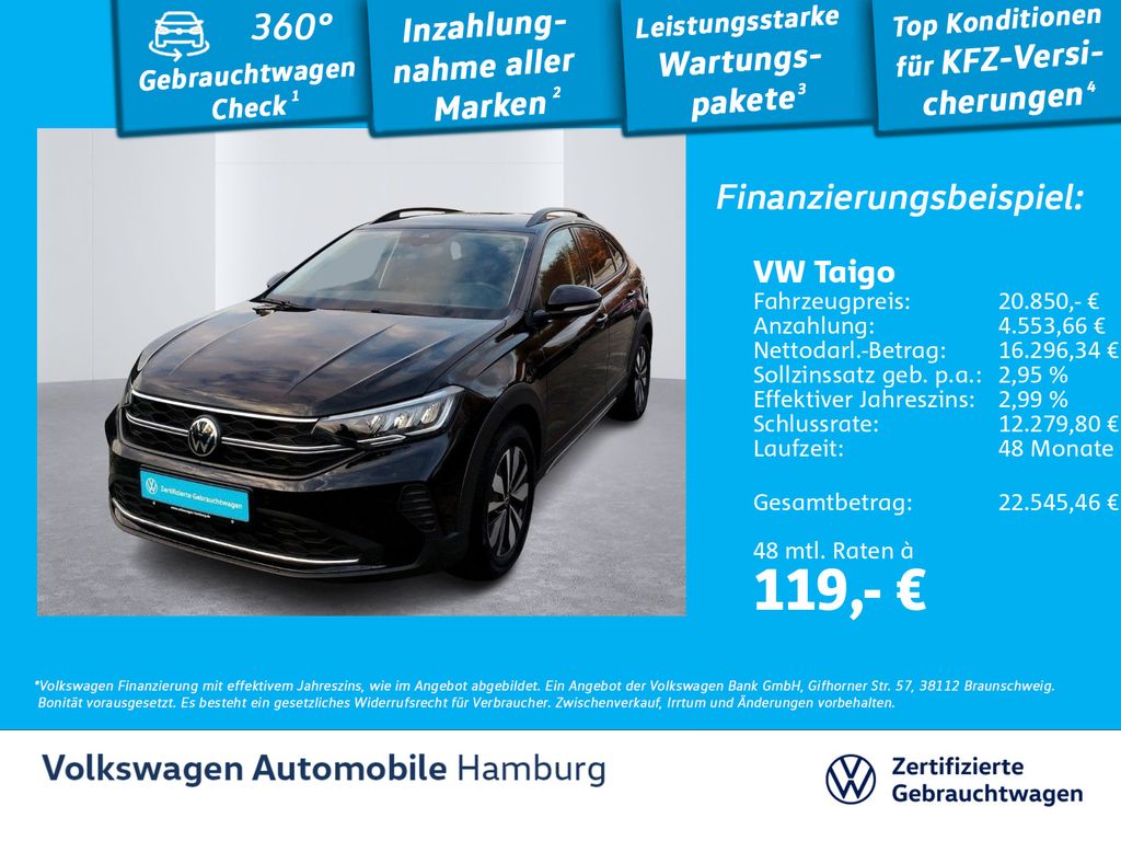 Taigo Goal 1.0 TSI Sitzhzg Einparkhilfe CarPlay