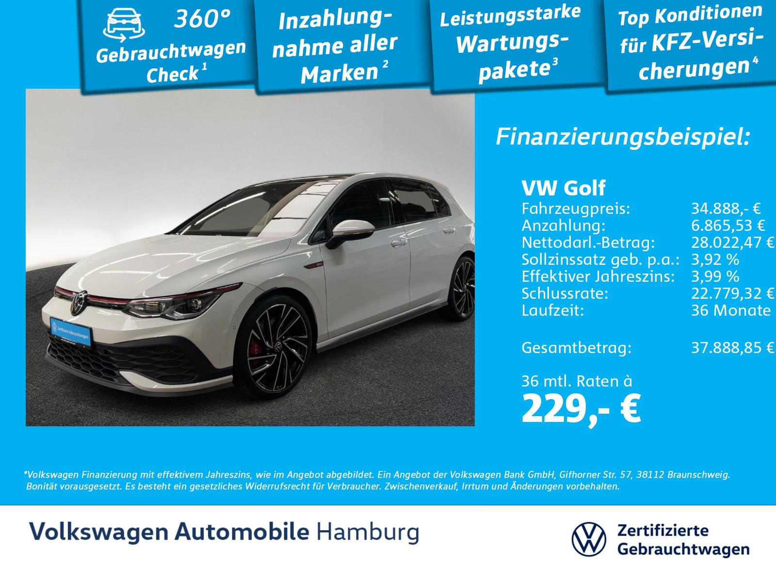 Volkswagen Golf VIII 2.0 TSI GTI DSG Clubsport Pano IQ.Ligh
