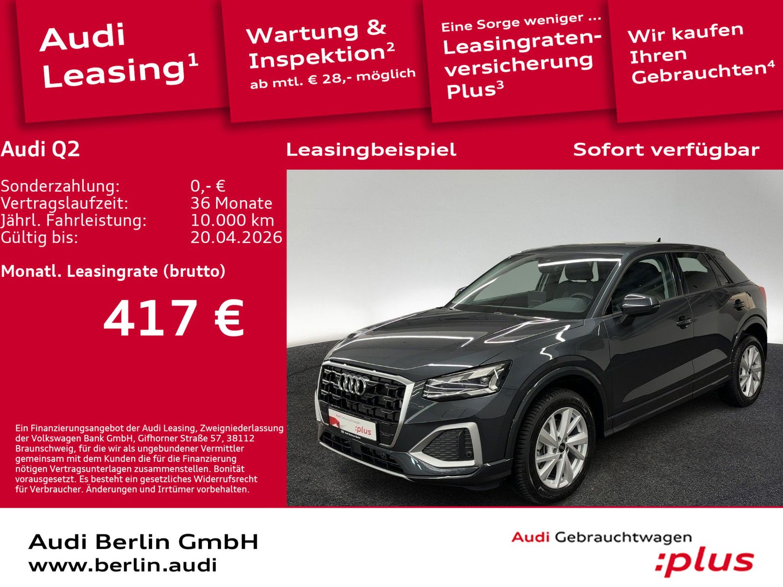 Audi Q2 Advanced 35 TDI S tr. AHK MATRIX NAVI RFK