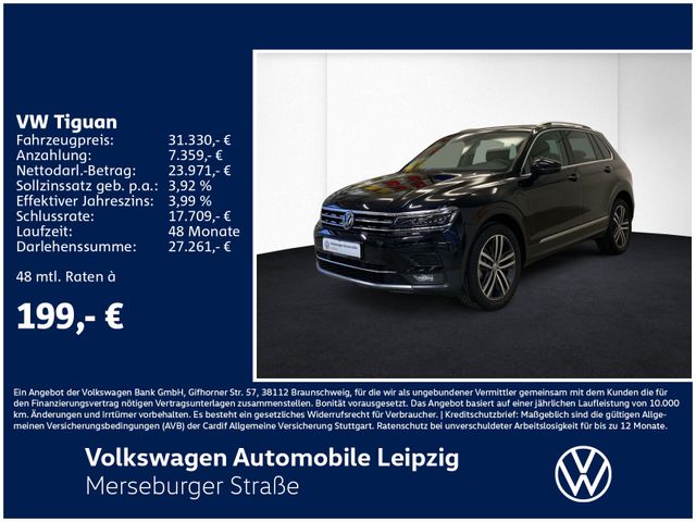 Volkswagen Tiguan 2.0 TSI Highline 4M *AHK*HuD*Navi*19"