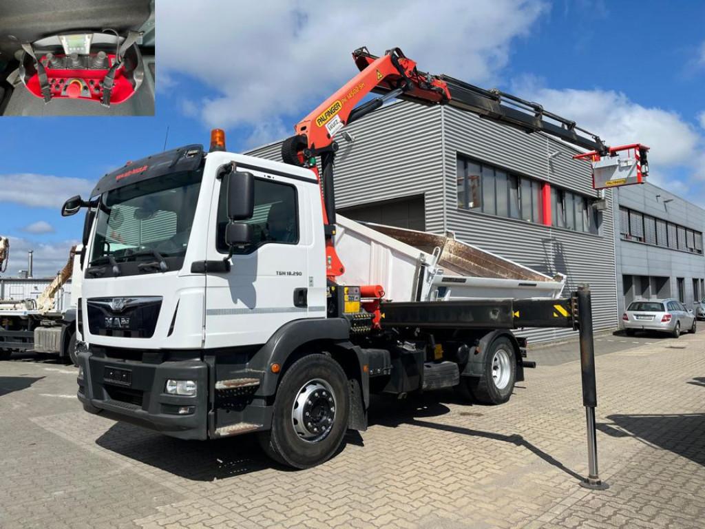MAN TG-M 18.290 4x2 2-Achs Kipper Kran Funk 4xhydr+G