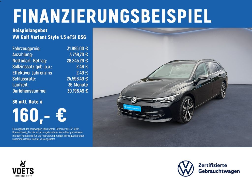 Golf Variant Style 1.5 eTSI DSG PANO+RearView+SH