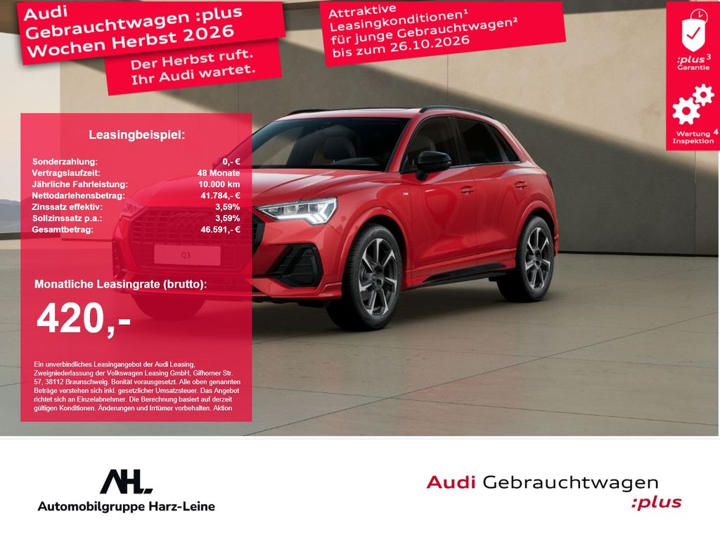 Q3 35 TDI S line Pano Rückfahrkamera ACC AHK AUT