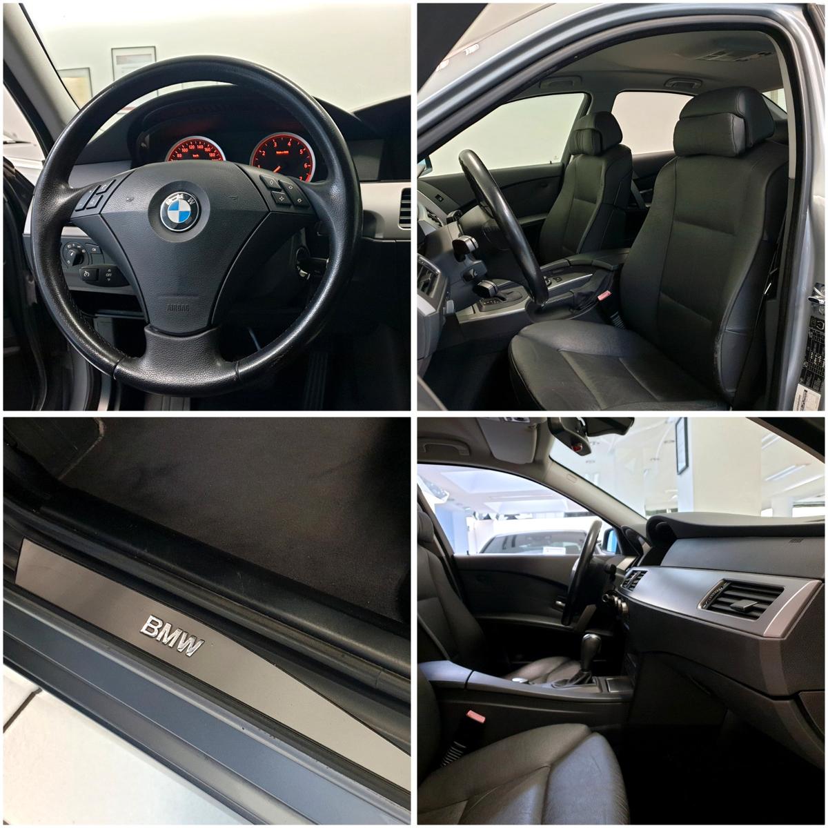 BMW 530i E60 231 ch 6 cylindres • Boîte auto • 106 400 km • Kit AC Schnitzer • Cuir • GPS • Xénon
