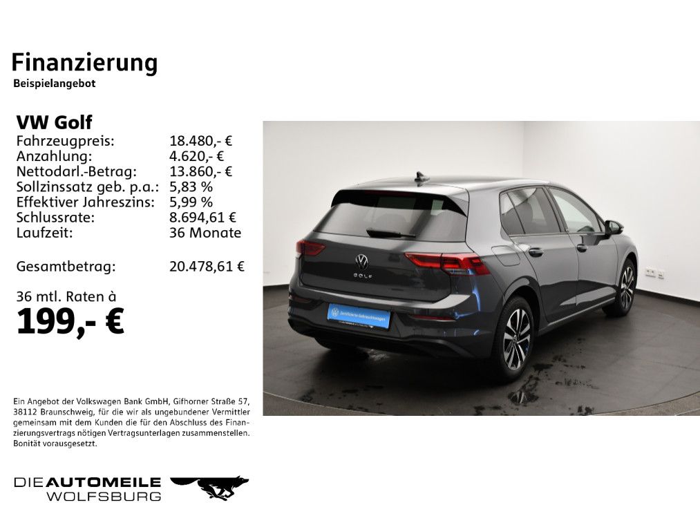 Volkswagen Golf 8 VIII 1.5 TSI United Standhzg ACC Einparkh foto 2