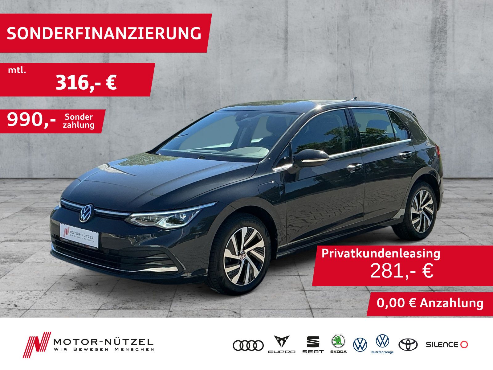Volkswagen Golf VIII 1.4 eHYBRID STYLE MATRIX+NAVI+AHK+ACC