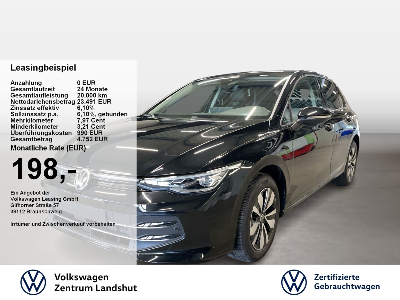 Volkswagen Golf VIII GOAL 1.5 TSI ACC AHK DynLicht LED Navi