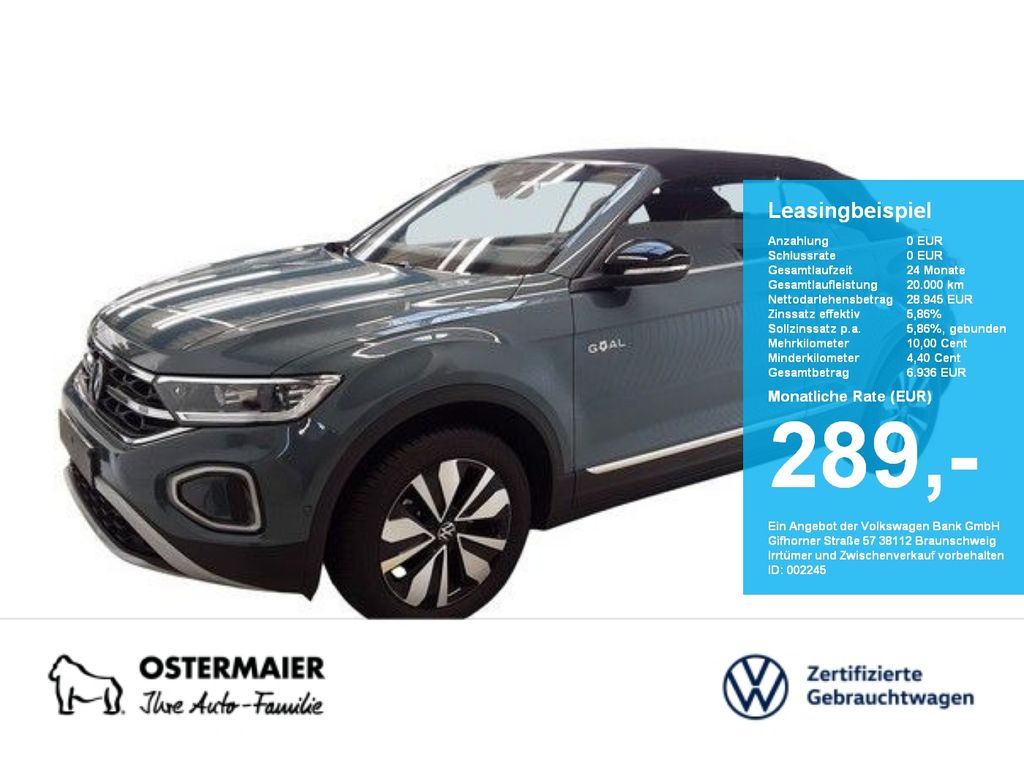 T-Roc Cabriolet GOAL 1.5TSI 150PS ACC.5J-G.KAMER