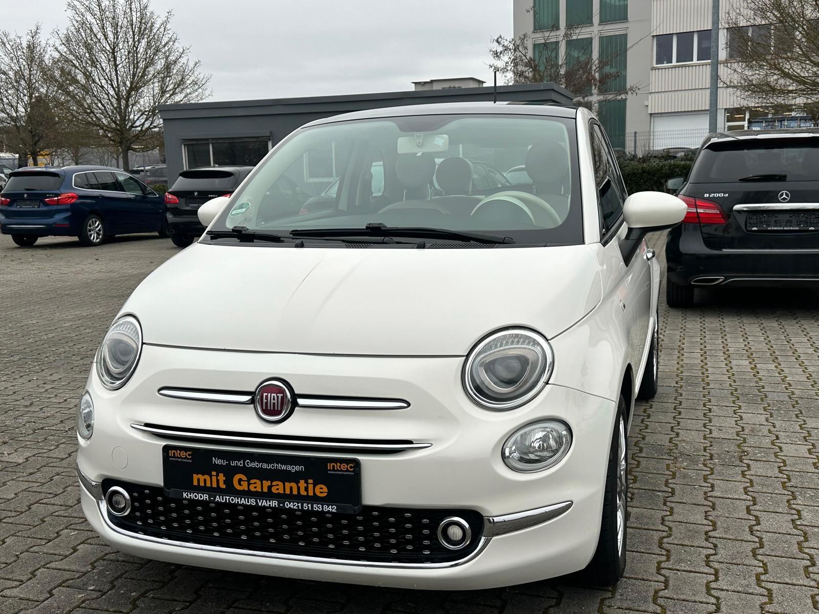 Fiat 500 Lounge/AUTM./PANO/LEDER/KILMA/SCHECKHEFT