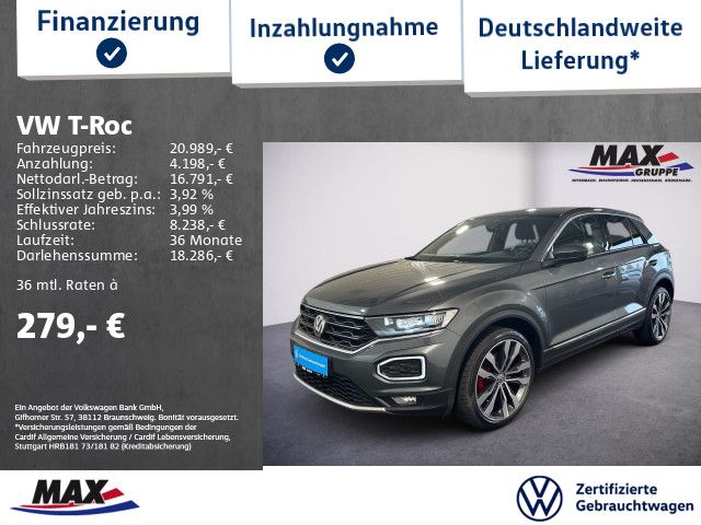 T-Roc 1.5 TSI SPORT +LED+NAVI+ALU 19"+KLIMA+PDC+