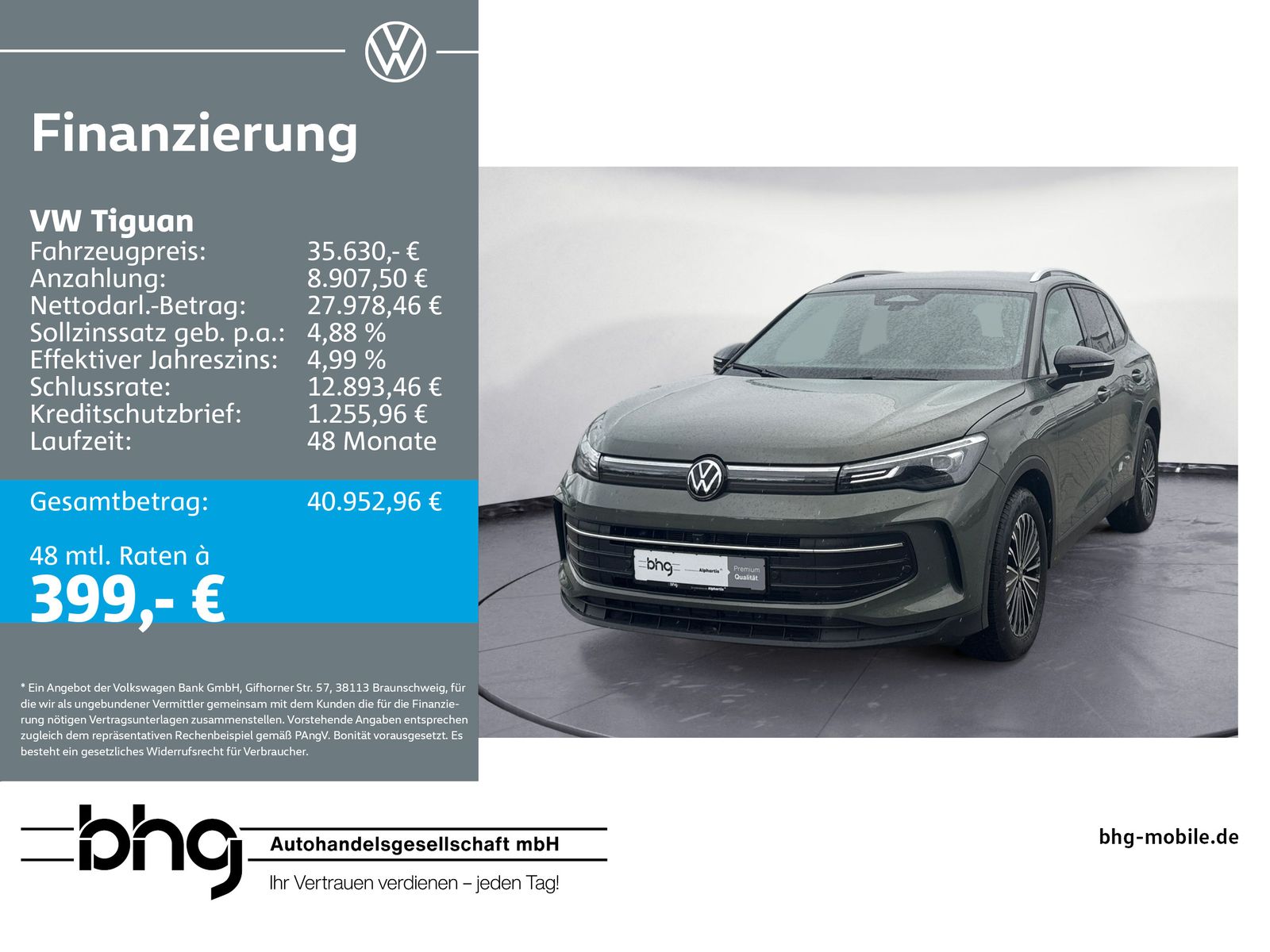 Volkswagen Tiguan 1.5 eTSI OPF DSG Life