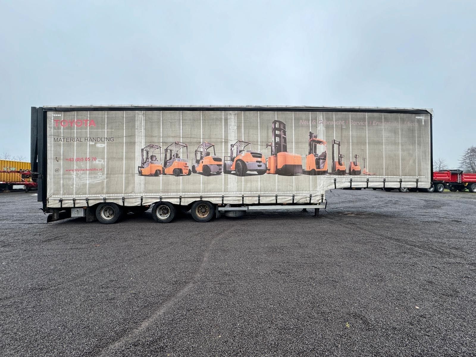 Fahrzeugabbildung Andere Wiese SA3-3CS-S Tieflader Plane Lenkachse Edscha