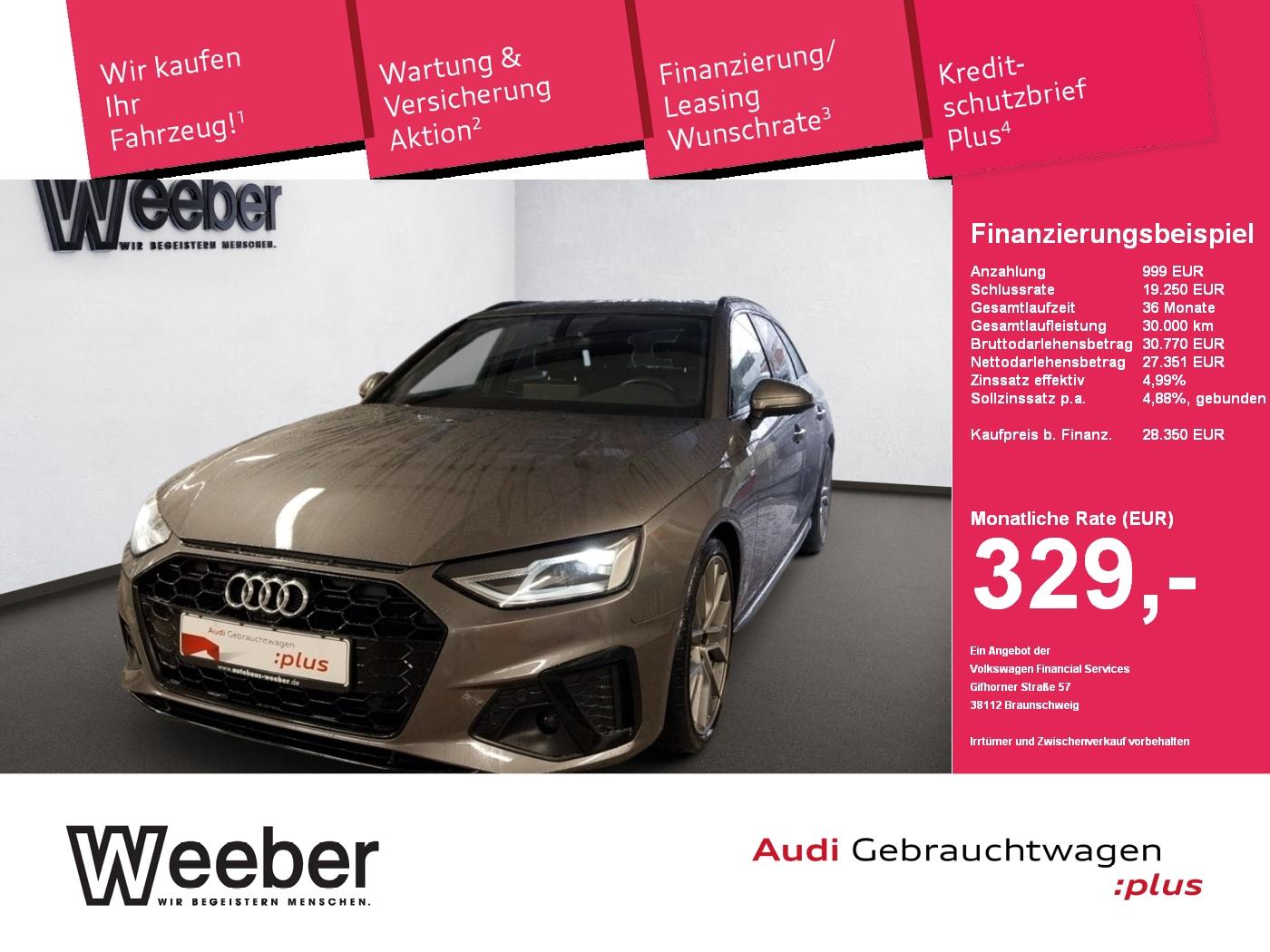 Audi A4 Avant S line *BLACKSTYLE*NAVI*19 LM*SHZ*KAMER