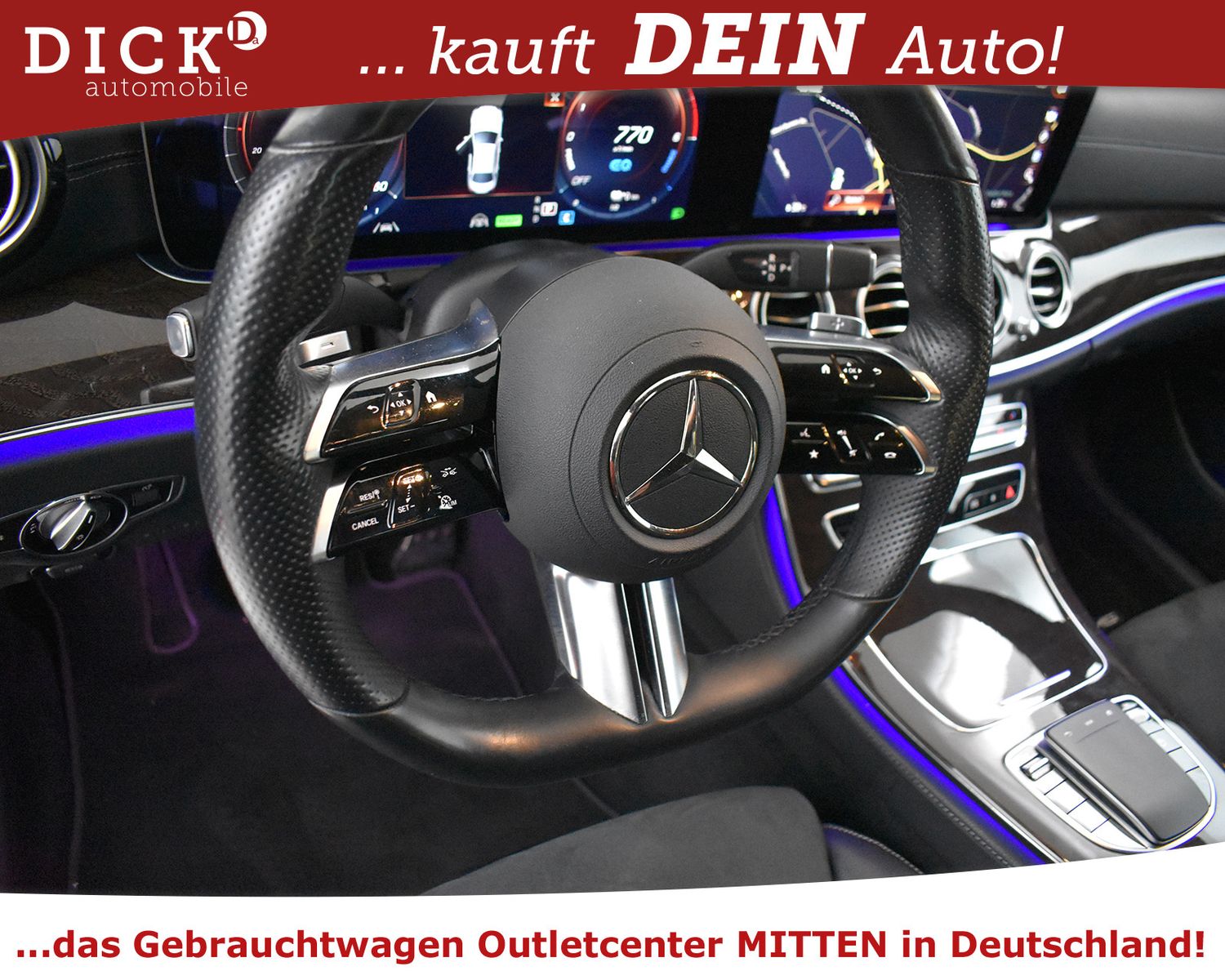 MERCEDES-BENZ E300de 4Mat 2X AMG Line NIGHT+HEAD+360+STDHZ+ACC - Image 15
