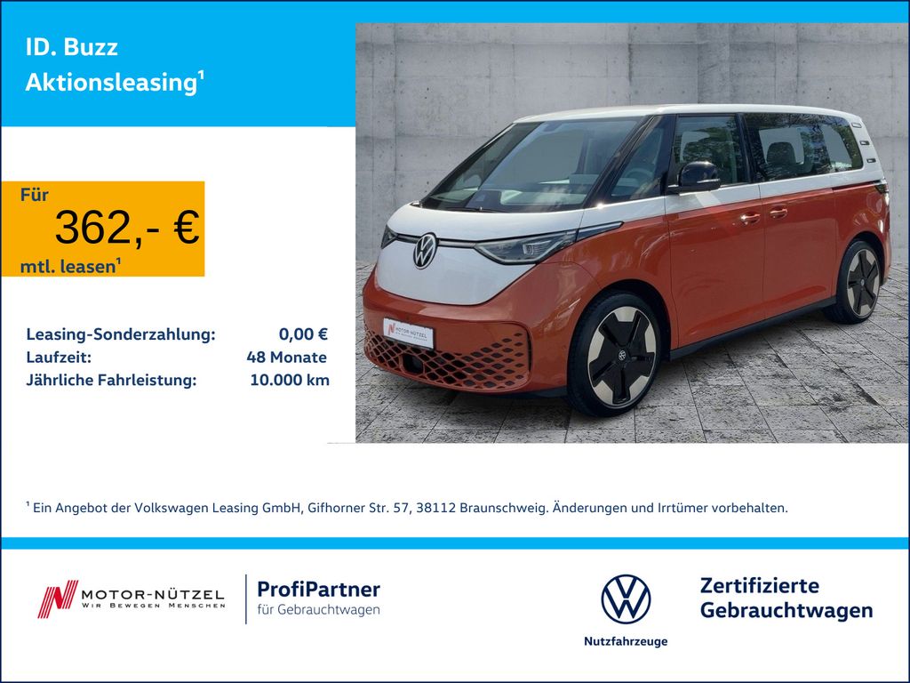 Volkswagen ID.Buzz Pro MATRIX+NAVI+ACC+SHZ+360°+MFL+AHK+21"