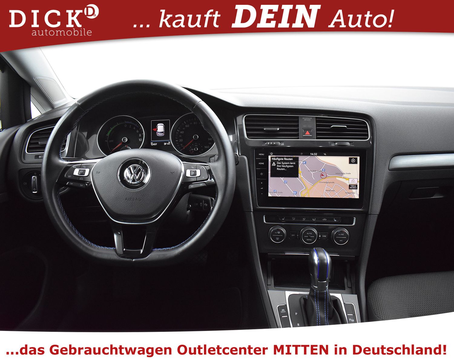 VW Golf VII e-Golf WÄRMEPUMPE+NAVI+LED+ACC+SHZ+PARK - Image 15