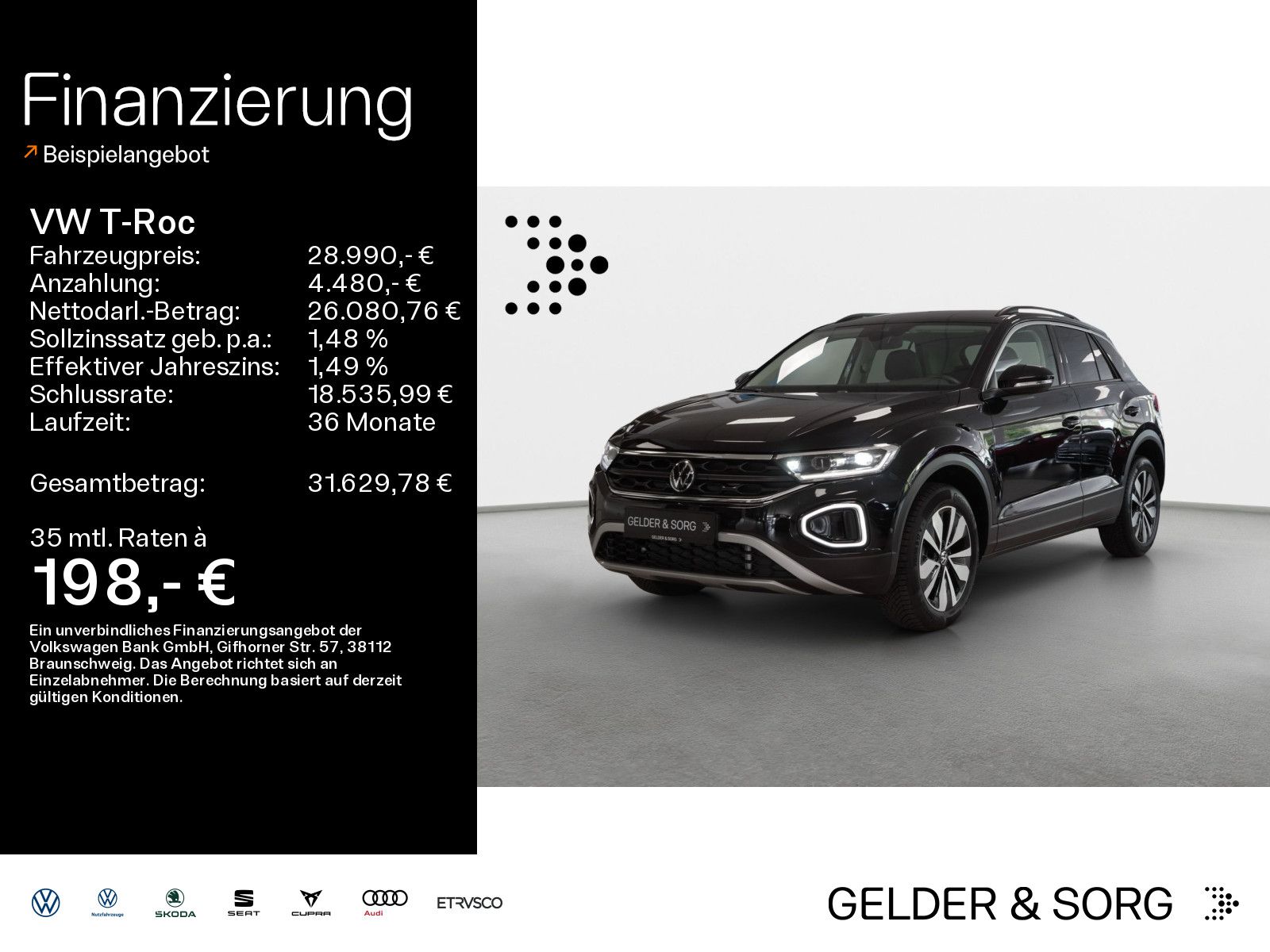 Volkswagen T-Roc 1.5 TSI Goal RFK*Navi*DAB+*ACC*Digital