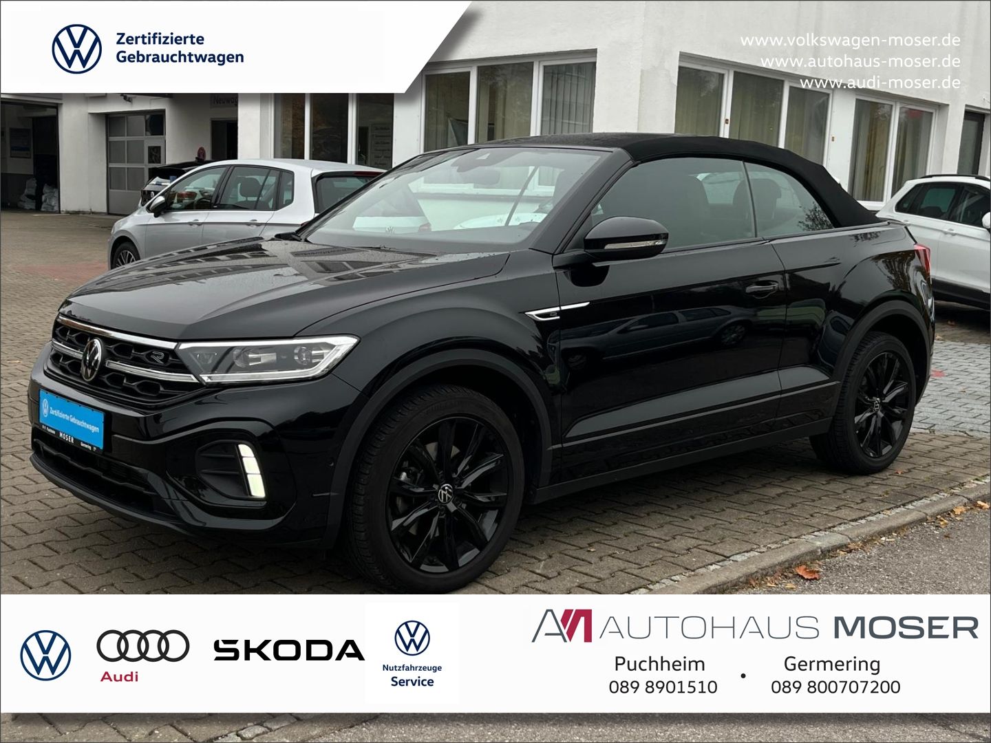T-Roc Cabrio R-Line 1.5TSI DSG Leder*AHK*Black!